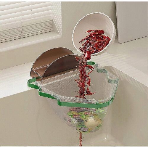 Kitchen Sink Filter Mesh, Christmas Tree Sewer Garbage Filter, Foldable Meal Residue Pool Mesh Bag, Screen Sink Garbage-A 1