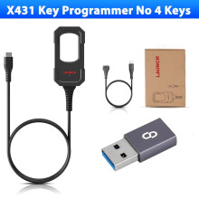 LAUNCH X431 Key Programmer, set van 4 universele smart keys met superchips voor voertuigsleutelprogrammering