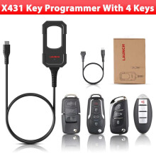 LAUNCH X431 Key Programmer, set van 4 universele smart keys, voor IMMO Elite en PAD V