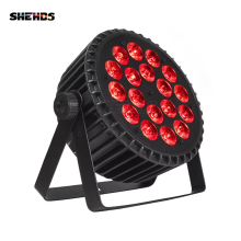 SHEHDS LED lichtpaneel set van 4, 18x18W RGBW/RGBWA + UV, DMX512 voor disco en DJ