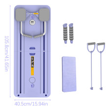Planche de Pilates et Fitness pliable, Violet, Renforcement du tronc et abdominaux, Support 100 kg