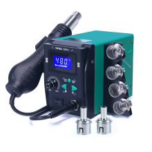 Yihua 959D-II heteluchtpistool, 700W, LED-temperatuurweergave, voor telefoonreparatie en solderen