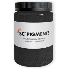 SC Pigments Ref: Color Negro 55, pigmento corante preto para cimento, argamassa, betão, gesso e cal, 650 g
