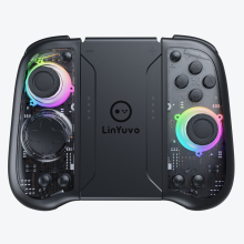Draadloze Switch Controller voor Nintendo Switch OLED Lite PC, Hall Joystick RGB Macro Back Buttons