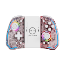 Draadloze Switch Controller voor Nintendo Switch OLED Lite, RGB Turbo Macro