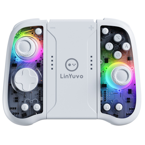 Draadloze Switch Controller voor Nintendo Switch OLED Lite PC, Hall Joystick RGB Macro Back Buttons