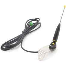 Nice ABF, antena exterior profissional 433 MHz, 50 Ohm, cabo RG58 de 3,3 m, para portões e motores de garagem