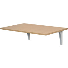 HOMCOM mesa de parede dobrável, madeira, 60x40x20 cm, para poupança de espaço