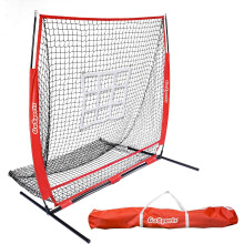 GoSports Rede de Prática de Beisebol e Softbol, 1,52x1,52m, com Estrutura em Arco, Bolsa de Transporte e Zona de Impacto