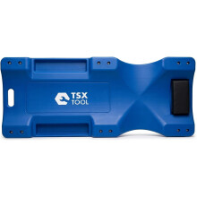 SATKIT maca para mecânicos com rodas, design ergonómico, suporte até 150 kg, HDPE resistente a óleo e solventes