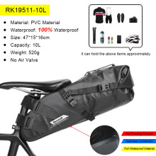Bal inowalk, Sac de vélo arrière étanche, 10L, pour vélo de route et de montagne