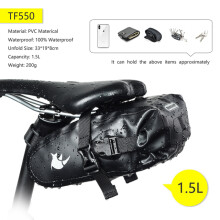 Bal inowalk Sac de vélo arrière T1 entièrement étanche 1,5L pour vélo de route et de montagne
