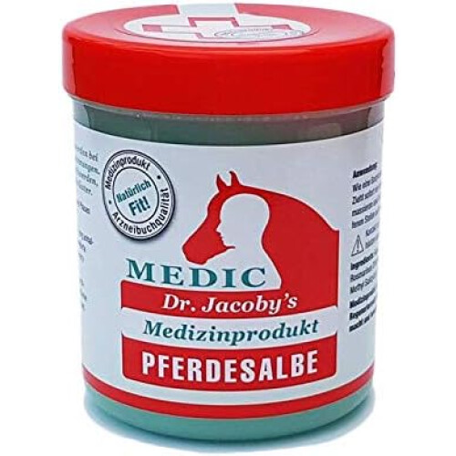 Dr. Jacoby's Medic, pomada para cavalos, 350 ml, produto médico