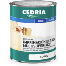 Cedria Primário Multisuperfície 750 ml Branco, Preparação de Superfícies para Exterior e Interior
