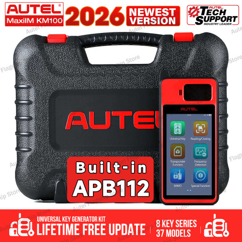 Autel MaxiIM KM100, sleutelgeneratietool, 5,5 inch touchscreen, IMMO-programmering via OBD