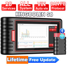 KINGBOLEN S6 OBD 2 Diagnostische Scanner, Systeemcodelezer met 28 Resets en Levenslange Gratis Updates