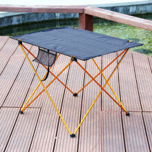 Opvouwbare strandtafel, aluminium, 76x56x52 cm, waterdicht, voor picknicken en kamperen