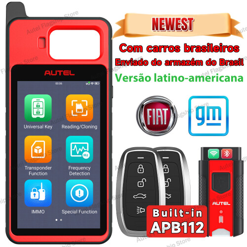 Autel MaxiIM KM100(X) sleutelgenerator, 5,5 inch touchscreen tablet, voor IMMO-programmering via OBD