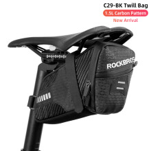 ROCKBROS zadeltas, 1,5 l, waterdicht, schokbestendig, met snelsluiting voor fiets