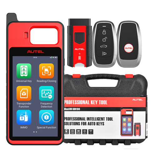 Autel MaxiIM KM100(X), touchscreen sleutelprogrammeur, 64 GB geheugen, voor OBD immo-programmering