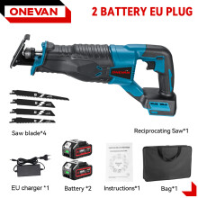 ONEVAN reciprozaag, 3000W, 10000 SPM, geschikt voor Makita 18V accu