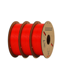 KINGROON Filament PLA 1.75mm, 300m, Rouge, Matériau pour Imprimante 3D FDM