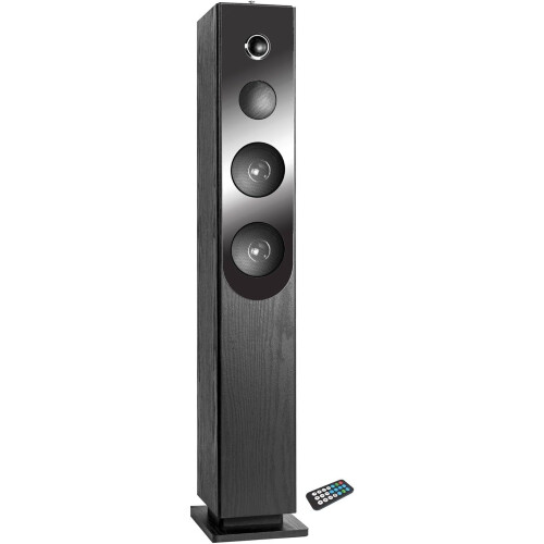 INOVALLEY HP33-CD Tour de son Bluetooth, Leitor de CD, 100W, Preto