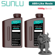 SUNLU Résine 3D ABS-Like Gris Foncé, 1kg, Pour Imprimante SLA/DLP/LCD 405nm
