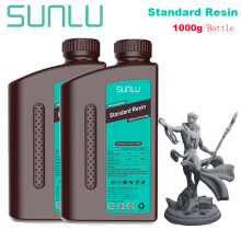 SUNLU Résine 3D Standard Gris Foncé, 405nm UV pour imprimante SLA/DLP/LCD