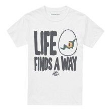 (5XL, White) Jurassic Park Unisex Adult The Chaos Theory T-Shirt