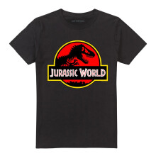 (XL, Black) Jurassic Park Unisex Adult Homage Retro Logo T-Shirt