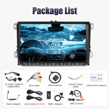 ESSGOO Lecteur Multimédia GPS, Écran Tactile IPS 9 inch, 4G 64G AHD DAB, Sans fil CarPlay et Android Auto