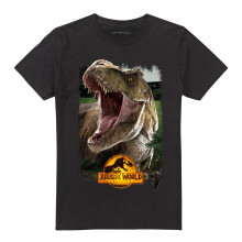 (5XL, Black) Jurassic Park Unisex Adult Beauty Shot T-Rex T-Shirt