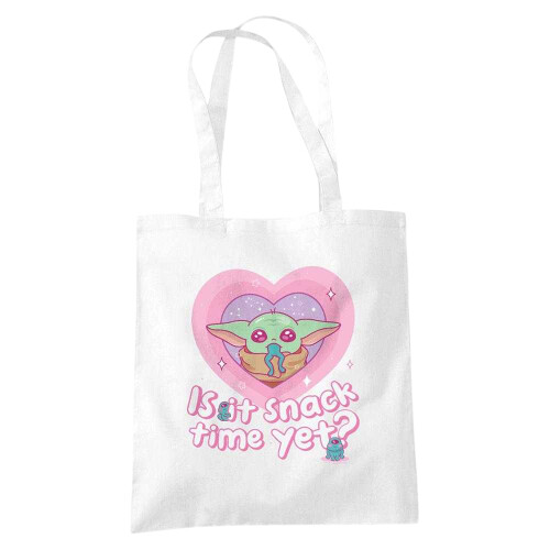 Star Wars Star Wars Is It Snack Time Yet Grogu Tote Bag