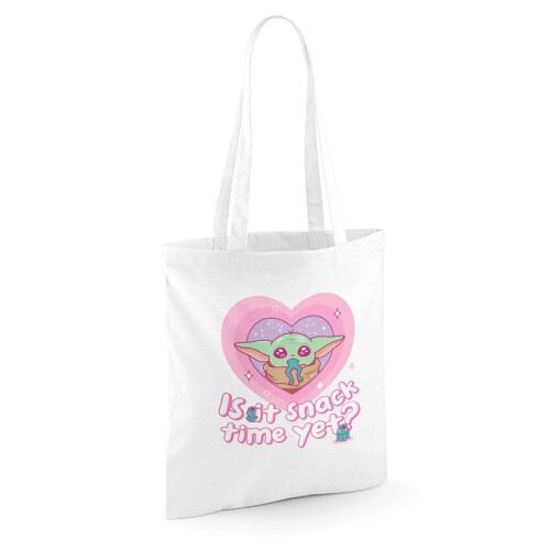 Star Wars Star Wars Is It Snack Time Yet Grogu Tote Bag 1