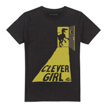 (M, Black) Jurassic Park Unisex Adult The Clever Girl T-Shirt