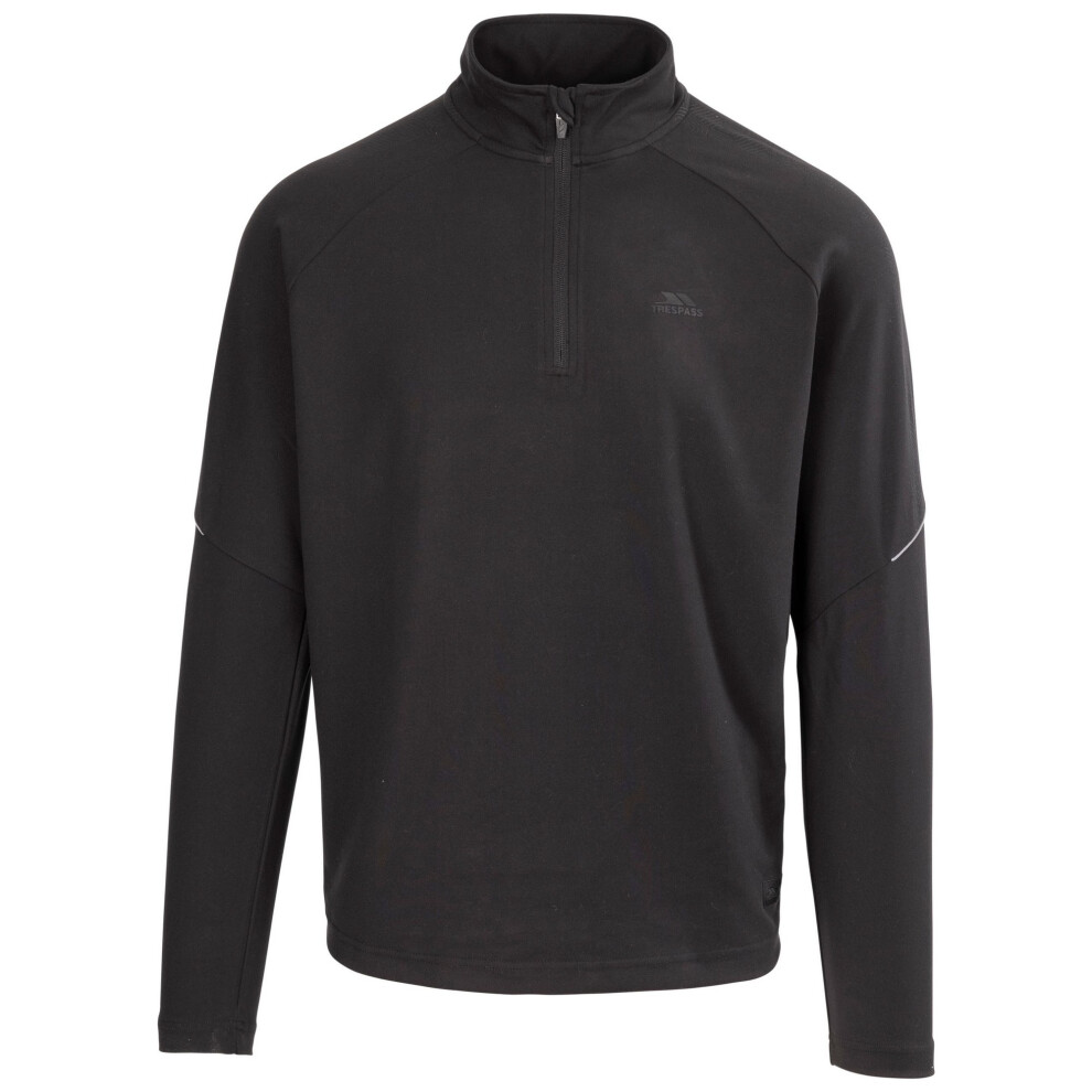 Trespass Men's Black Okava Tp75 Active Top In | Size: Large - Image 2