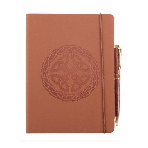 Something Different Celtic Knots Faux Leather A5 Notebook