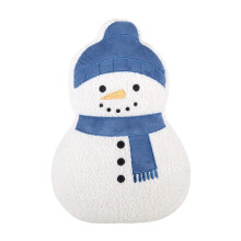 Something Different Bouclé Snowman Filled Cushion