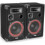 MAX XEN-3508, conjunto de 2 altifalantes passivos PA de 3 vias, 500W, 8 polegadas, preto 3