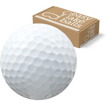 Easy Lakeballs, conjunto de 100 bolas de golfe recuperadas, qualidade AA/AAA, saco vermelho