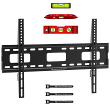 Maclean TV MC-419 Wall Mount Bracket 32 -100 VESA 600x400 45kg Tilting Universal Adjustable Spirit Level Accessories Flat Heavy Duty