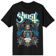 (M, Black) Ghost Unisex Adult Ghouls & Skulls T-Shirt