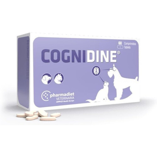 Opko Cognidine, conjunto de 60 comprimidos, suplemento para deterioro cognitivo em cães e gatos