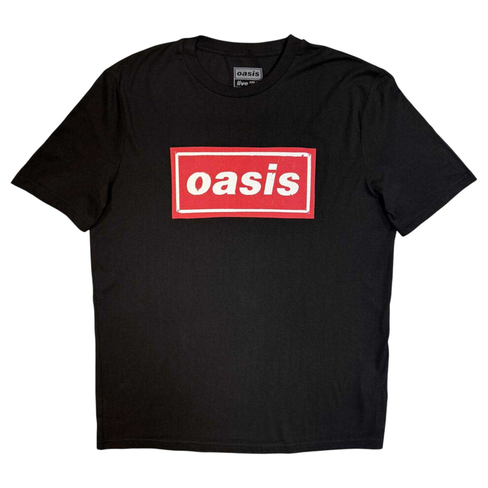 Oasis (L, Black) Unisex Adult Cardiff City Pop Up Back Print T-Shirt