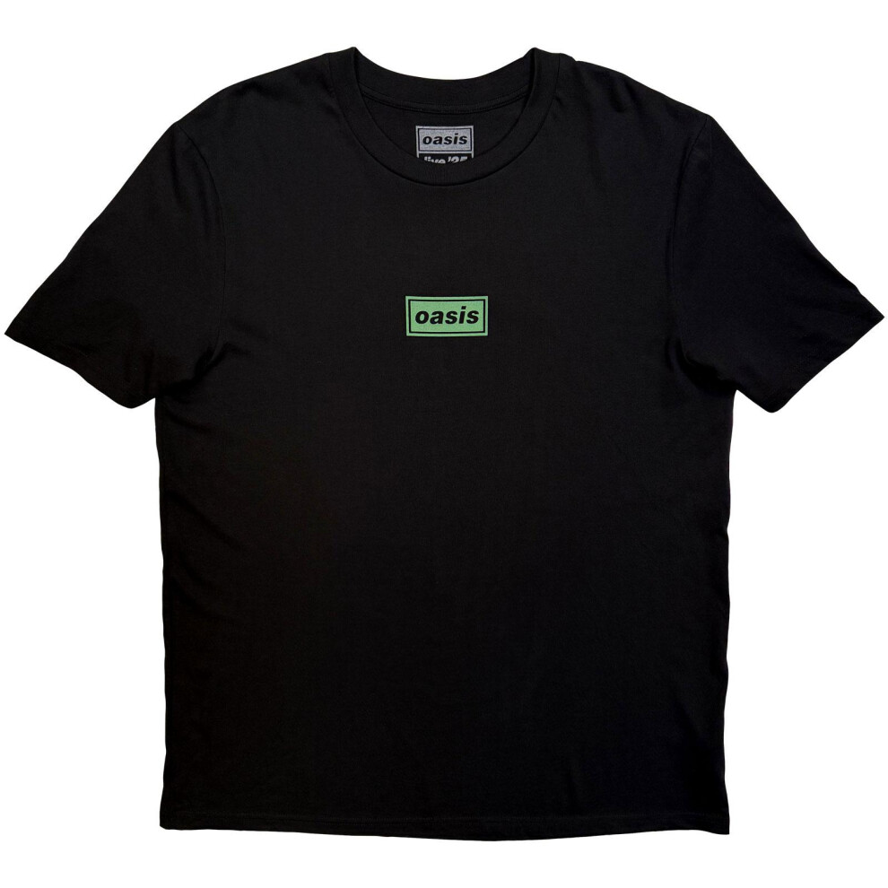 Oasis (Xl, Black) Unisex Adult Mexico City Half Face Back Print T-Shirt