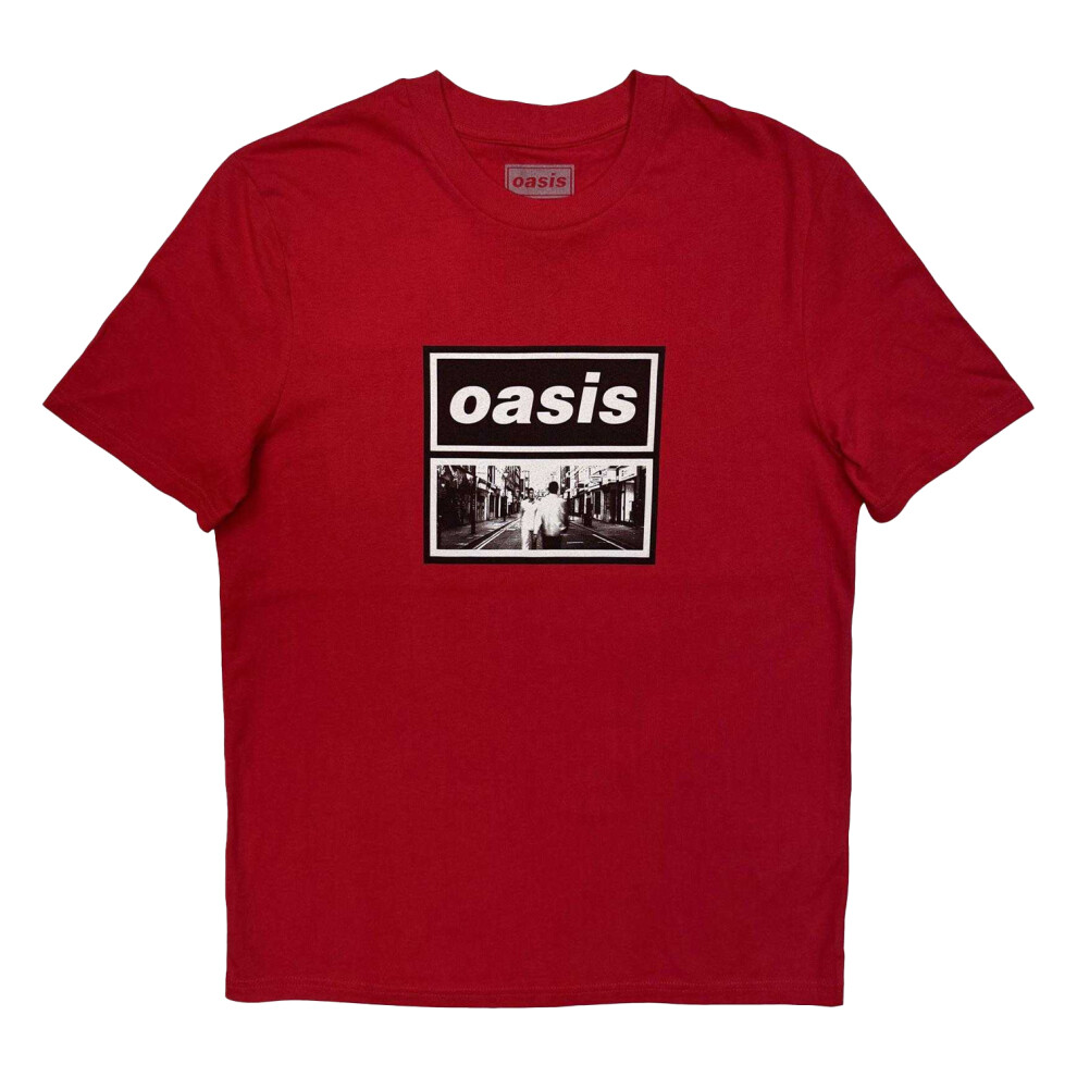 Oasis (Xs, Red) Womens/Ladies What's The Story Clipped Fitted T-Shirt