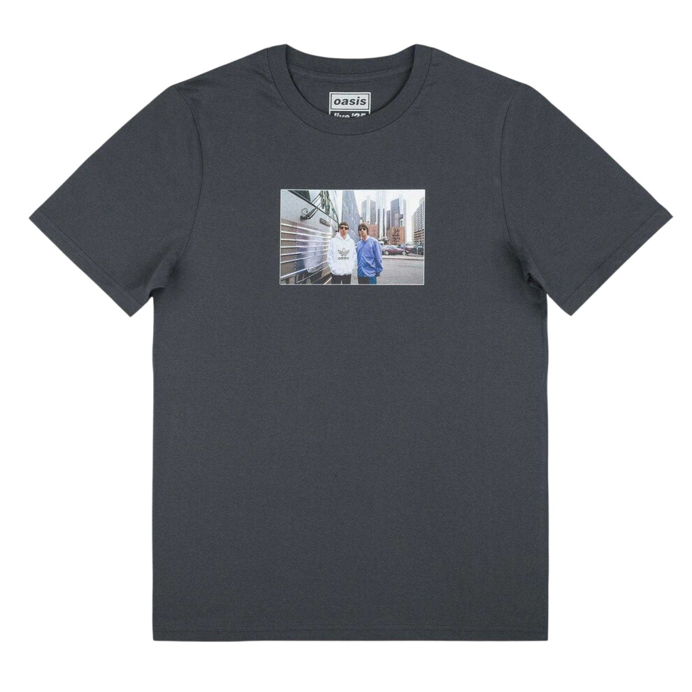 Oasis (Xxl, Navy Blue) Unisex Adult Detroit Bus Photo Print T-Shirt