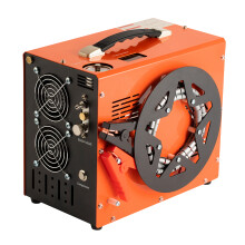 SucceBuy Compresseur d'air PCP Portable, 4500PSI, 600W, Double alimentation AC/DC, pour carabine et bouteille de plongée