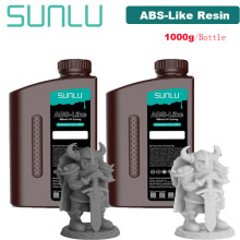 SUNLU Résine 3D ABS-Like, Gris Foncé, pour imprimantes SLA/DLP/LCD
